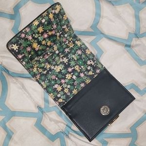 Womens floral leather wallet